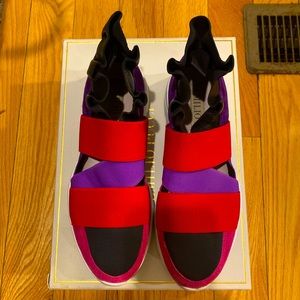 Emilio Pucci colorblock low top sneaker